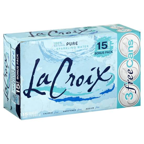 La Croix Sparkling Water (15 ct, 12 fl oz)