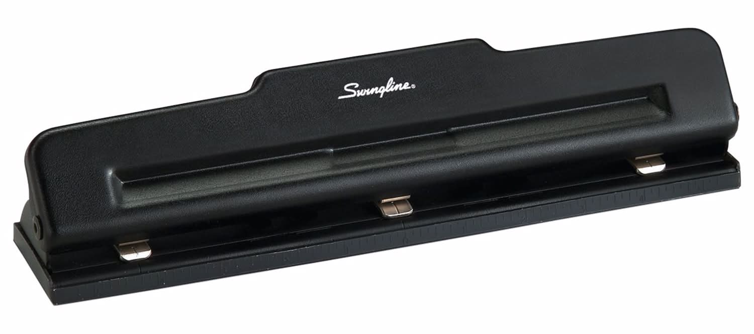Swingline Light-Duty 10 Sheet Capacity 2 Or 3 Hole Paper Punch Black