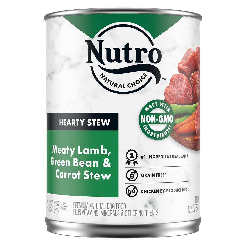 Nutro Natural Choice™ Heartly Stew Adult Wet Dog Food - Grain Free, 12.5oz (Flavor: Lamb & Vegetable, Size: 12.5 Oz)