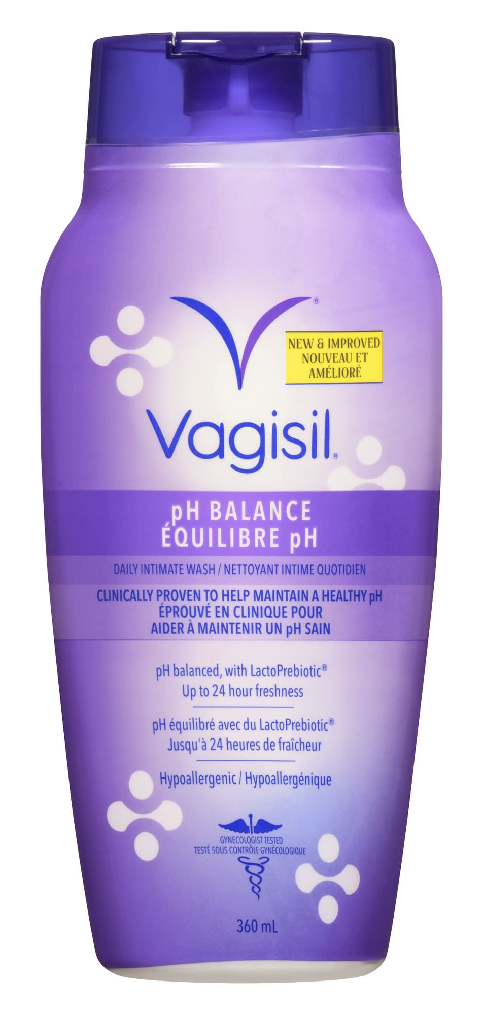 Vagisil Ph Balance Daily Intimate Wash, Women (360 ml)