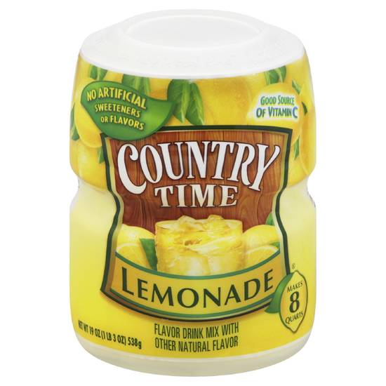 Country Time Lemonade Naturally Flavored Powdered Drink Mix (19 oz)
