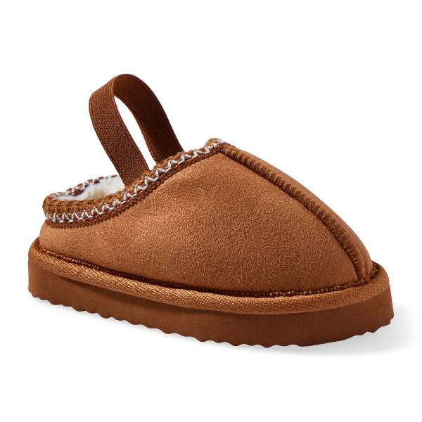 Capelli Toddler Girls' Clog Slipper, Chestnut, Size XL