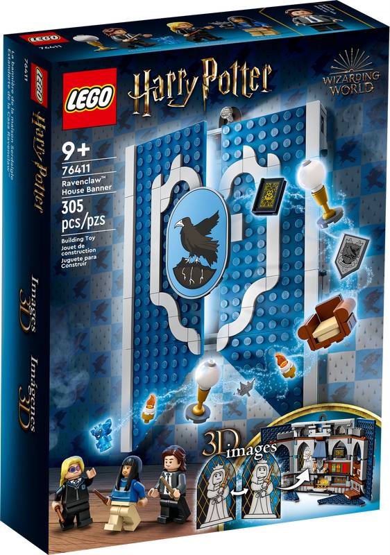 LEGO · Harry potter estandarte de la casa ravenclaw 76411