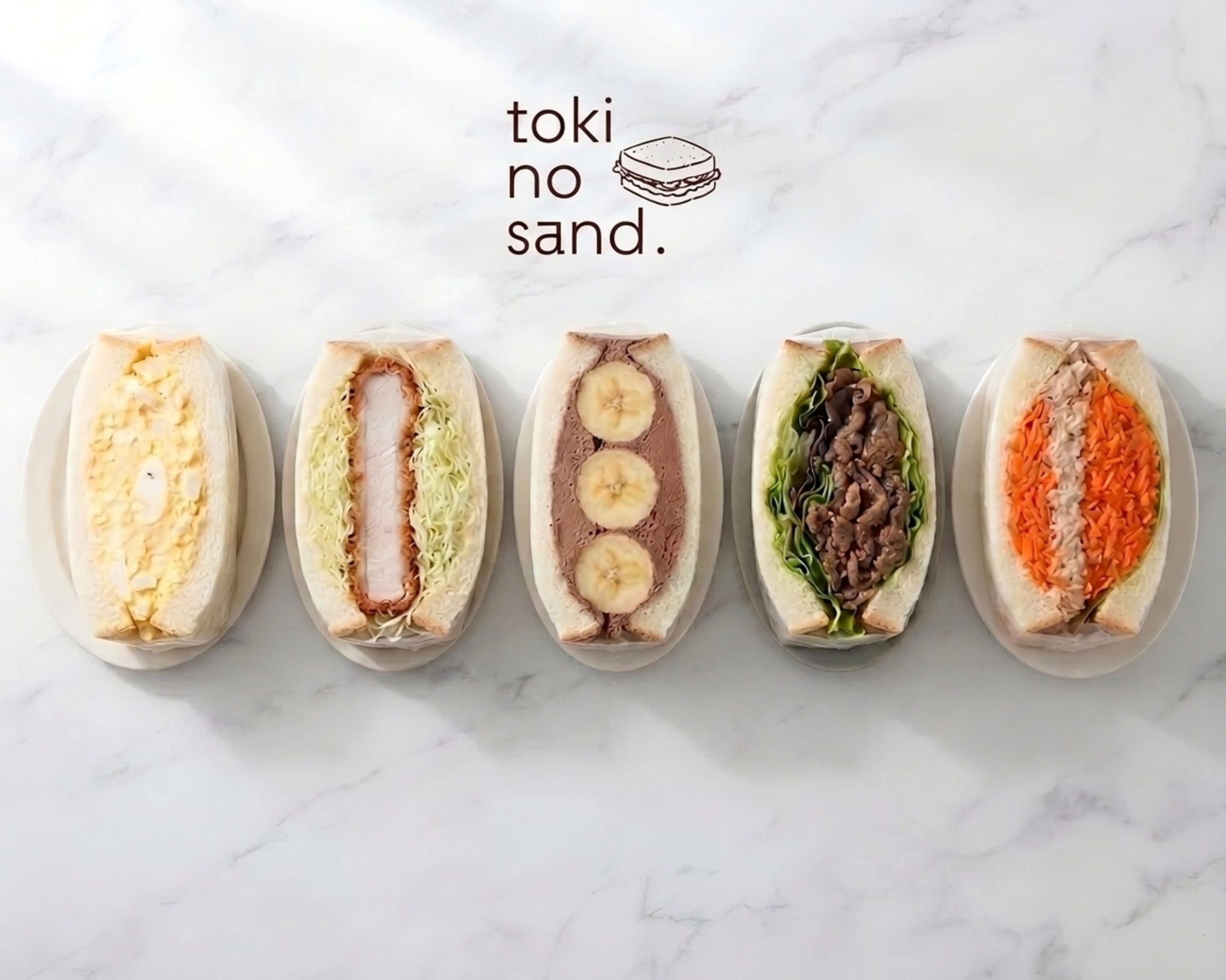 こだわりの自家製たまごサンド］Toki No Sand. delivery & takeaway
