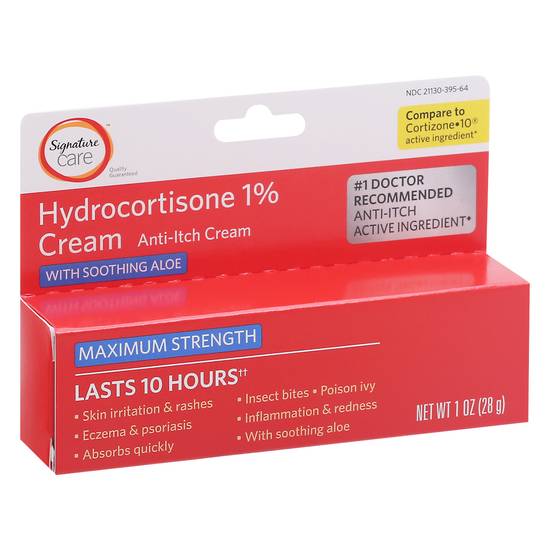 Signature Care Hydrocortisone Anti-Itch Cream (1 oz)