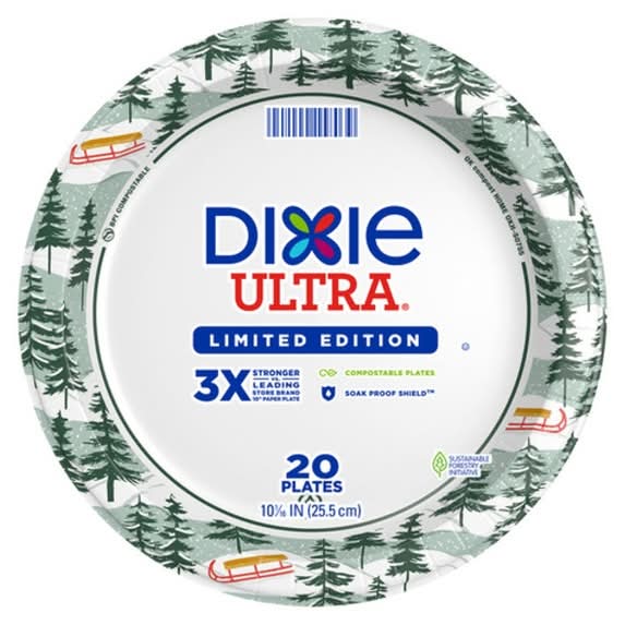 Dixie Ultra 10In Plates 8/20Ct
