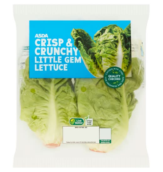 ASDA Crisp & Crunchy Little Gem Lettuce