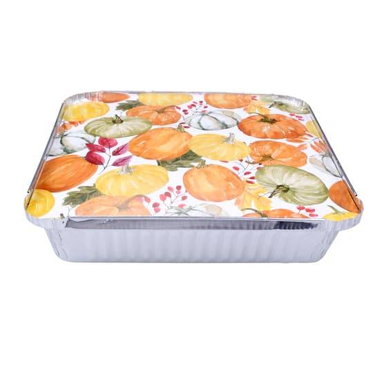 Medium Thanksgiving Pumpkin Aluminum Baking Pans, 2Ct. By Celebrate It