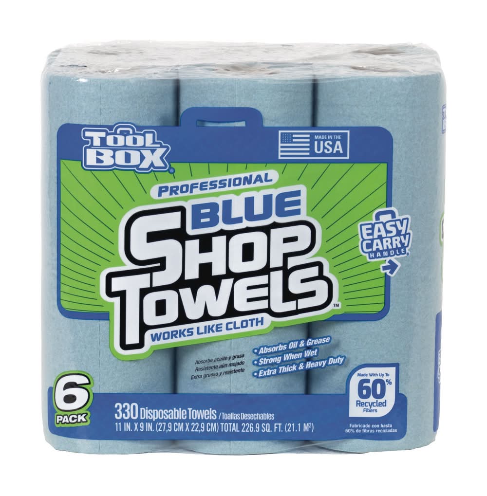 SELLARS ToolBox Professional Blue (330ct) 330 -Pack Paper Shop towel