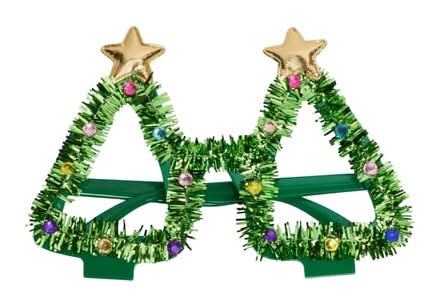 Christmas Novelty Glasses Christmas Trees