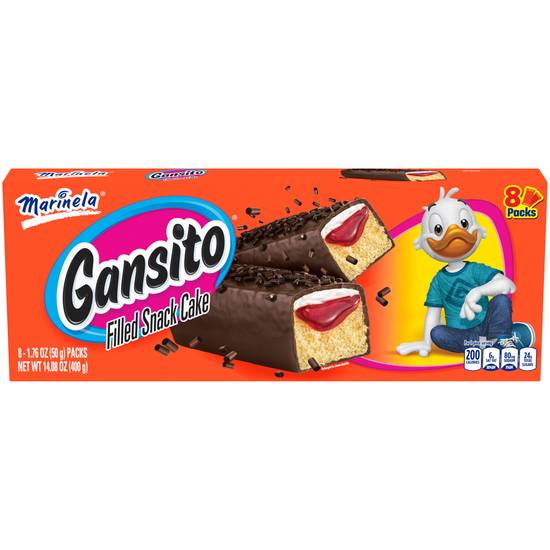 Marinela Gansito Filled Snack Cake (8 ct)