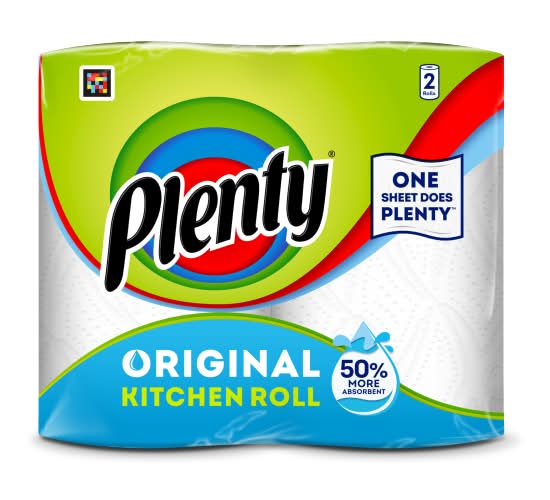 Plenty Original Kitchen Roll (2 pack)