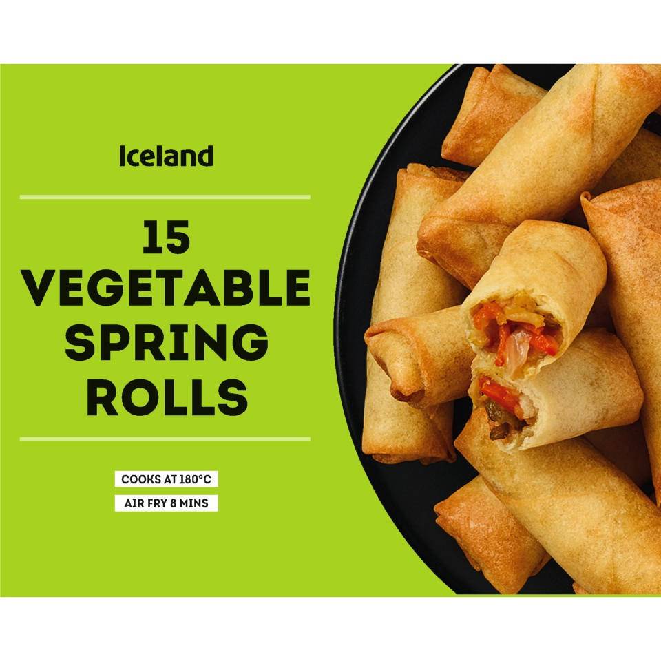 Iceland Vegetable Spring Rolls (15 pack)