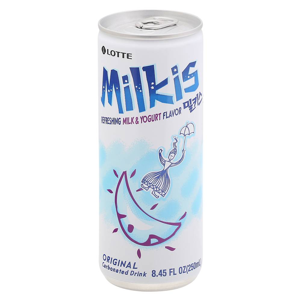 Lotte Milkis Milk & Yogurt Flavor Original Carbonated Drink (8.5 fl oz)