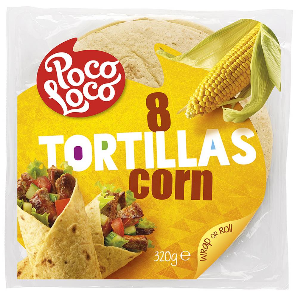 Poco Loco - Tortillas corn, 20CM (8)