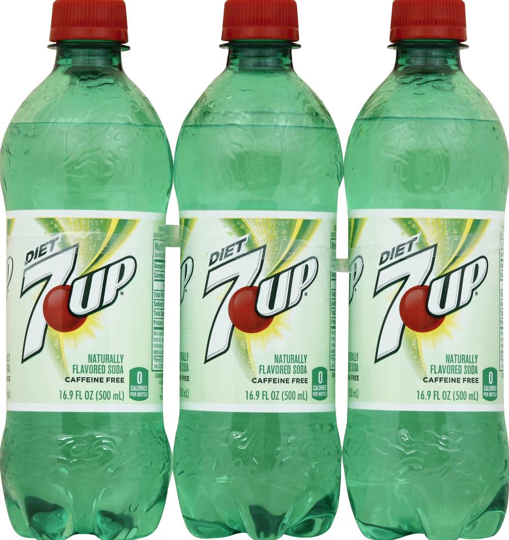 7UP Zero Sugar Lemon Lime Soda (6 x 16.9 fl oz)