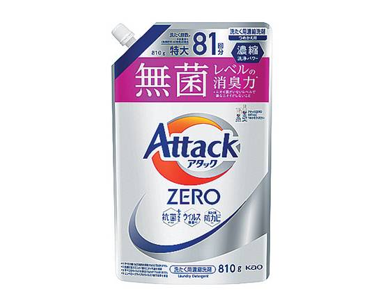 【洗剤】花王アタックZERO詰替え810g