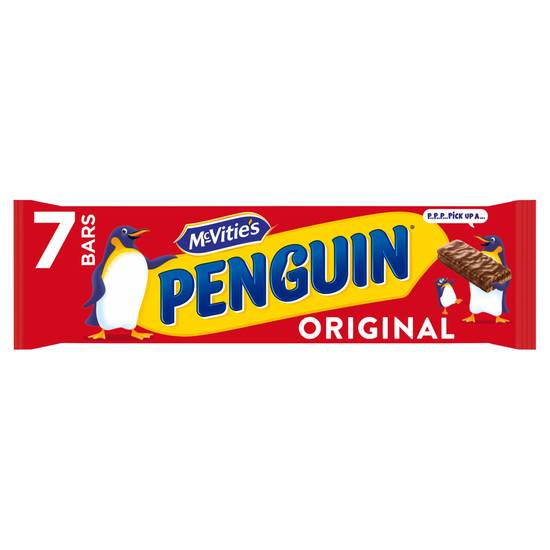 McVitie's Penguin Milk Chocolate Biscuit Bars 7x36g