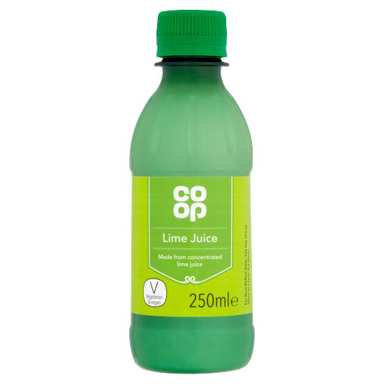 Co-Op Lime Juice 250ml
