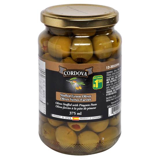 # D Gourmet Stuffed Green Olives (375ml)