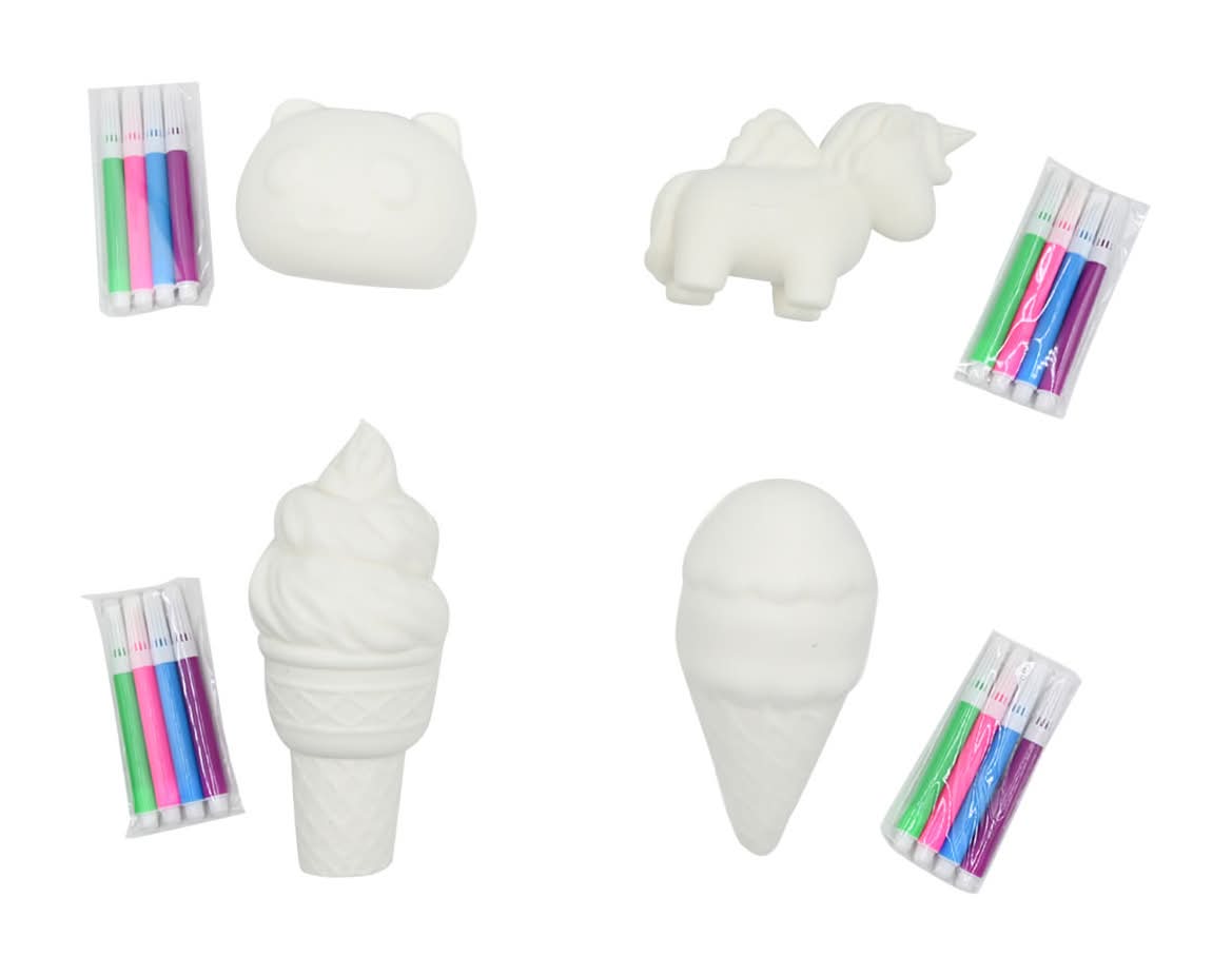 Fall Diy Squishy Toy Coloring Set 1 Ct Assorted