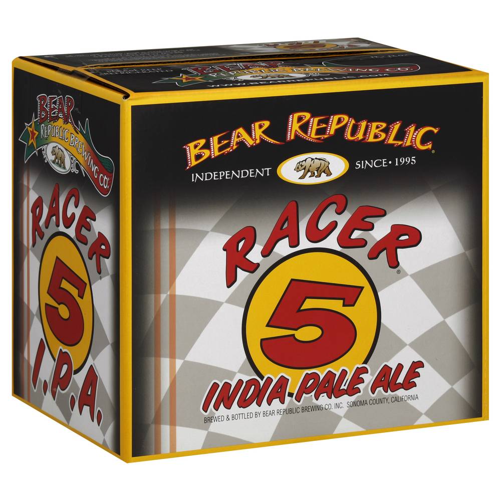 Bear Republic Racer 5 India Pale Ale Beer (12 x 12 fl oz)