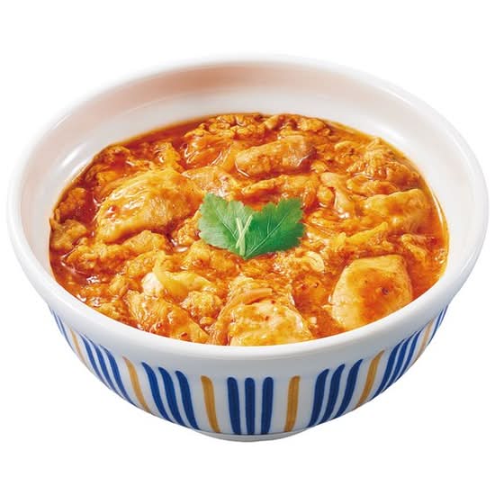 辛旨赤の親子丼 Spicy Red Simmered Chicken & Egg Rice Bowl