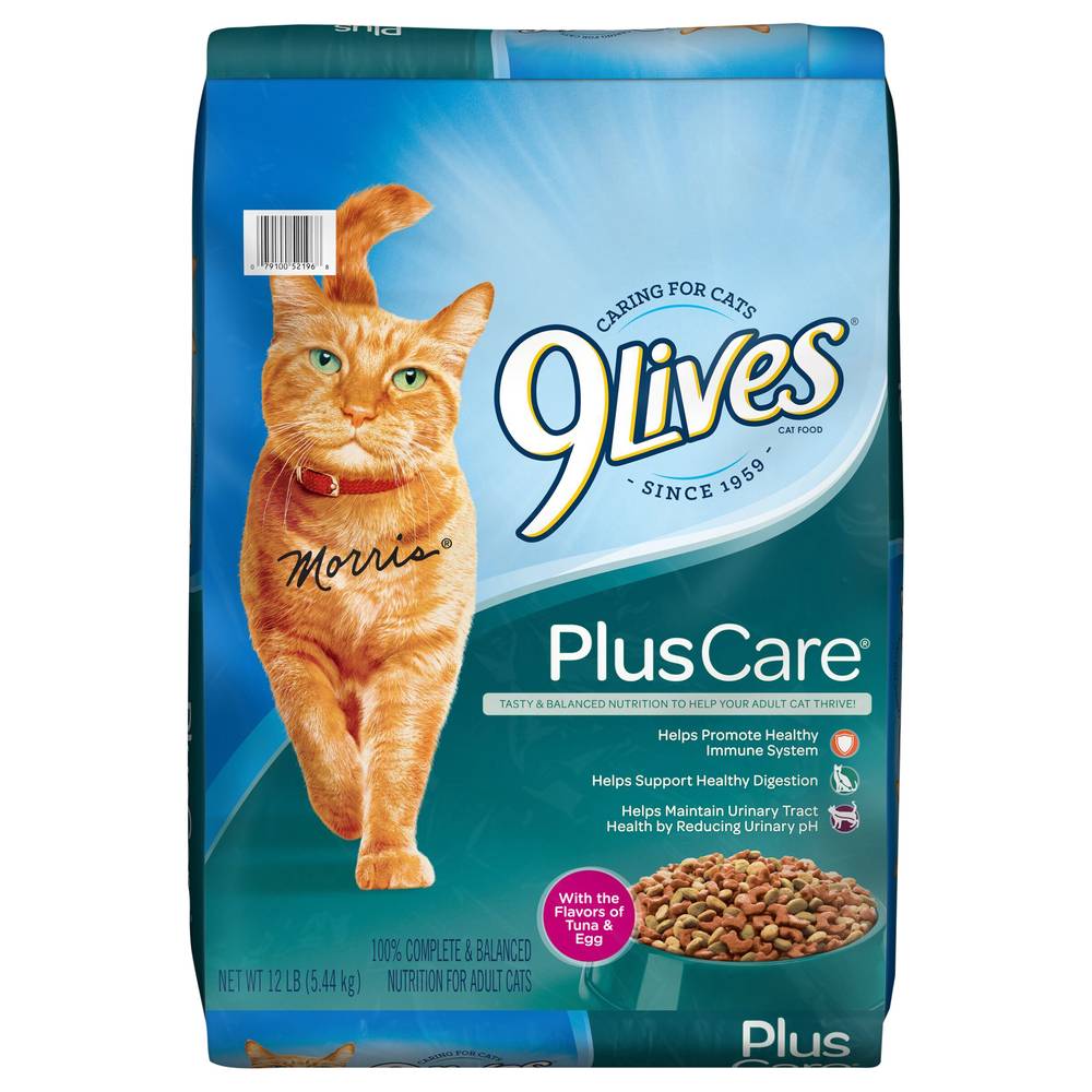 9Lives Plus Care Cat Food (12 lbs)