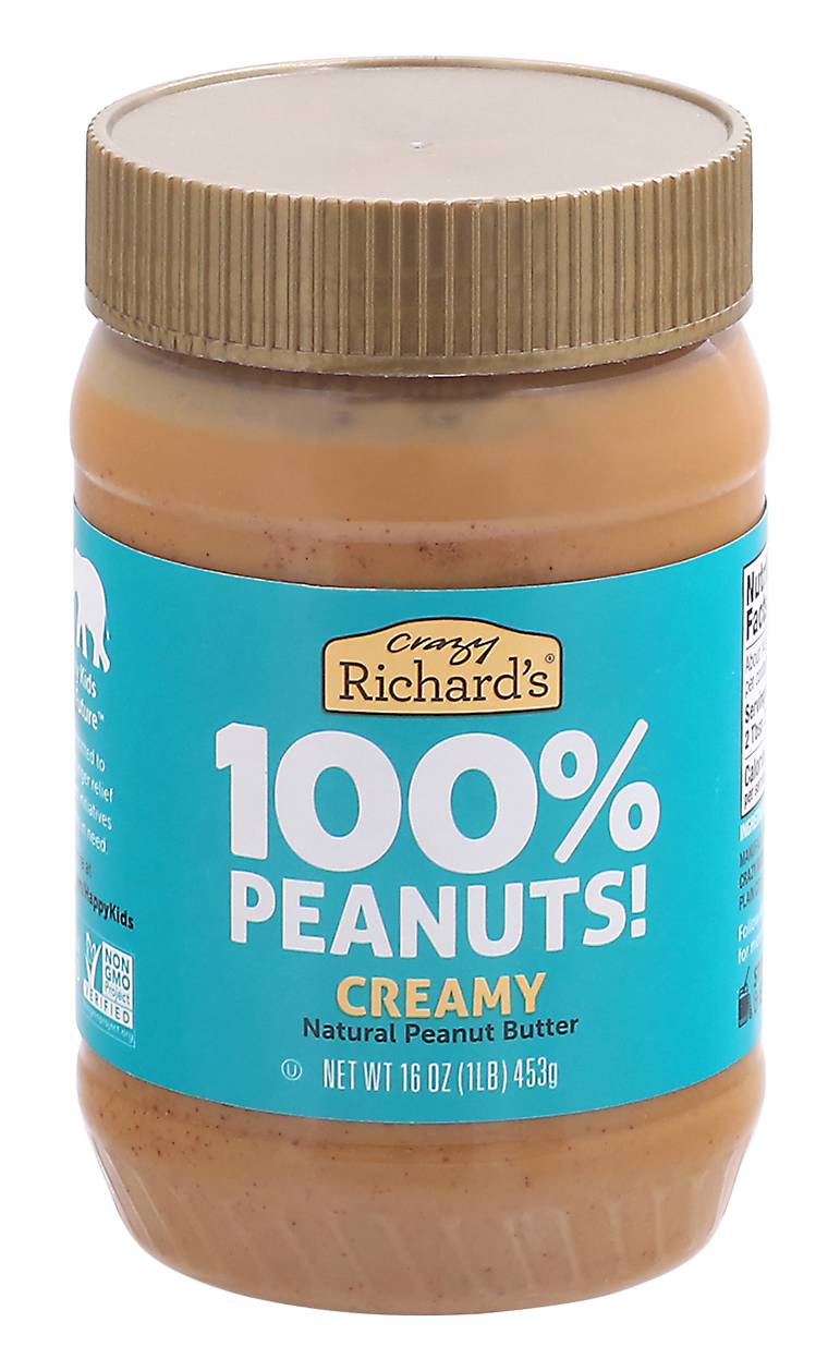 Crazy Richard's Creamy Natural Peanut Butter (1 lbs)