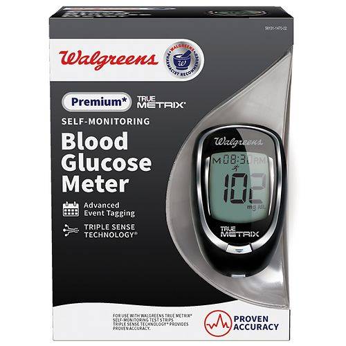 Walgreens Premium True Metrix Blood Glucose Meter - 1.0 ea