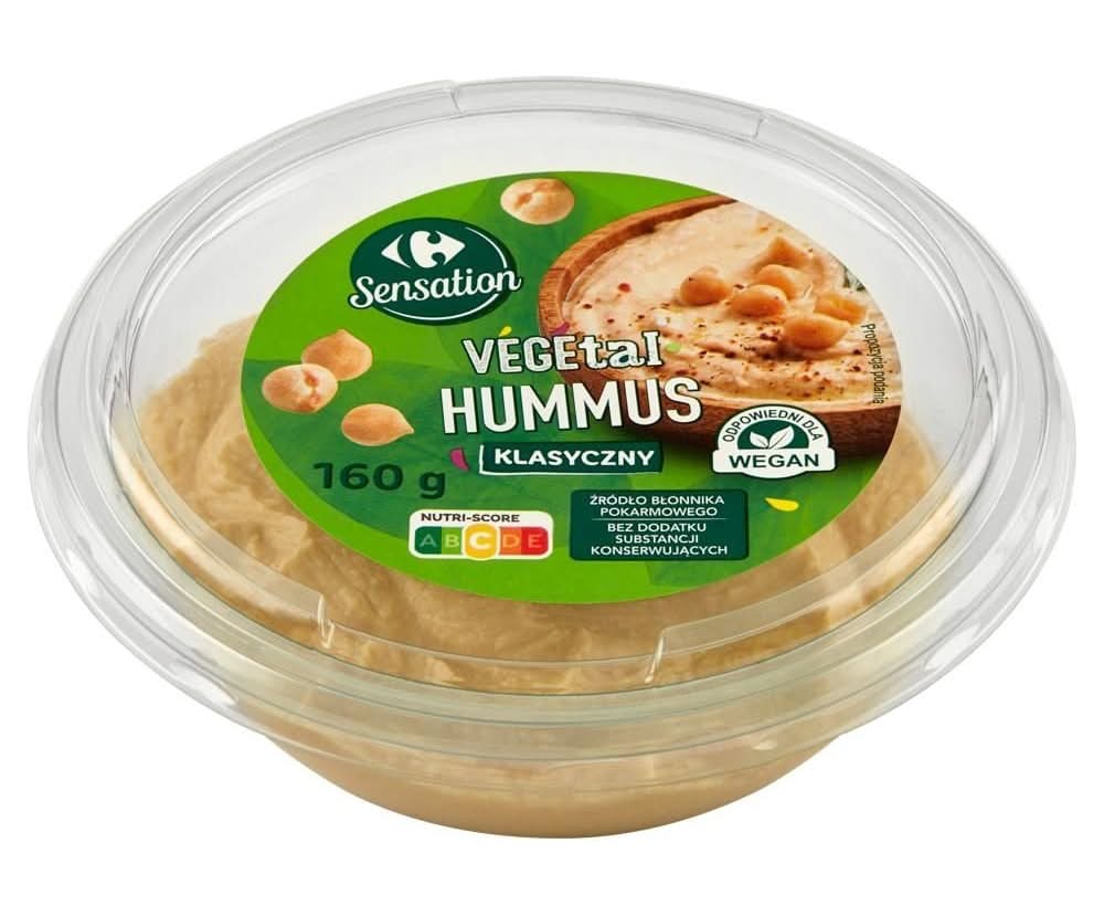 Carrefour Sensation Vegetal Hummus klasyczny 160 g