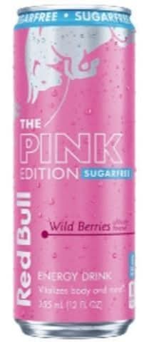 Red Bull The Pink Edition Sugar Free Energy Drink, Wild Berries (12 fl oz)