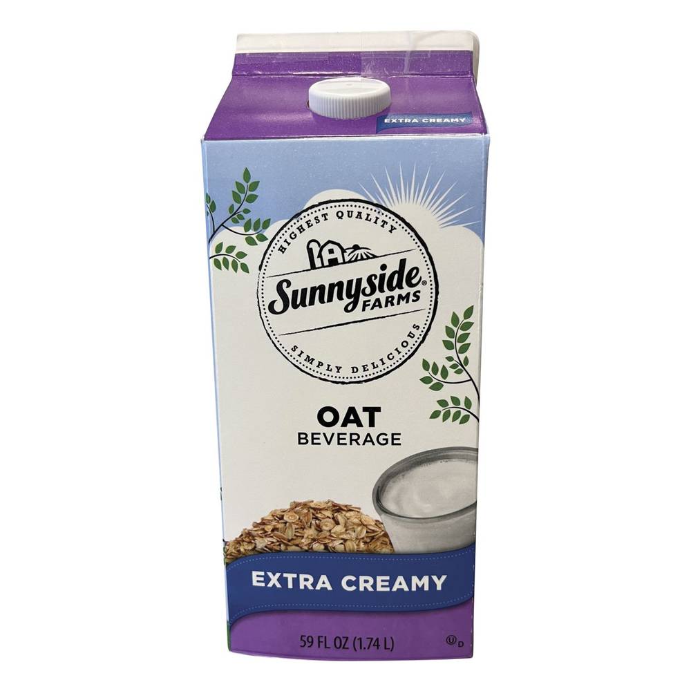 Sunnyside Farms Oat Beverage Extra Creamy 59 Oz