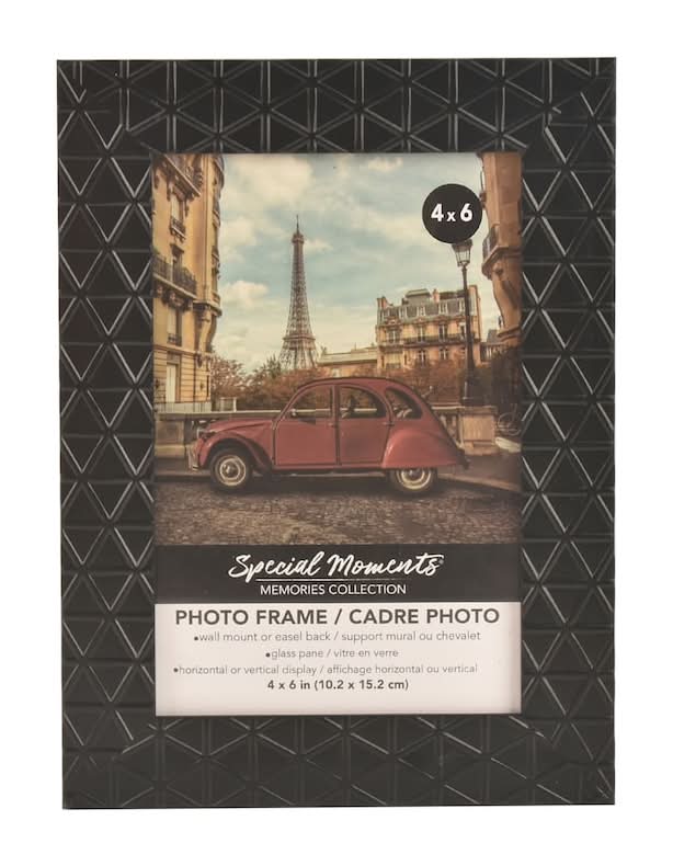 Special Moments Curved Glass Photo Frame, 4 x 6 in