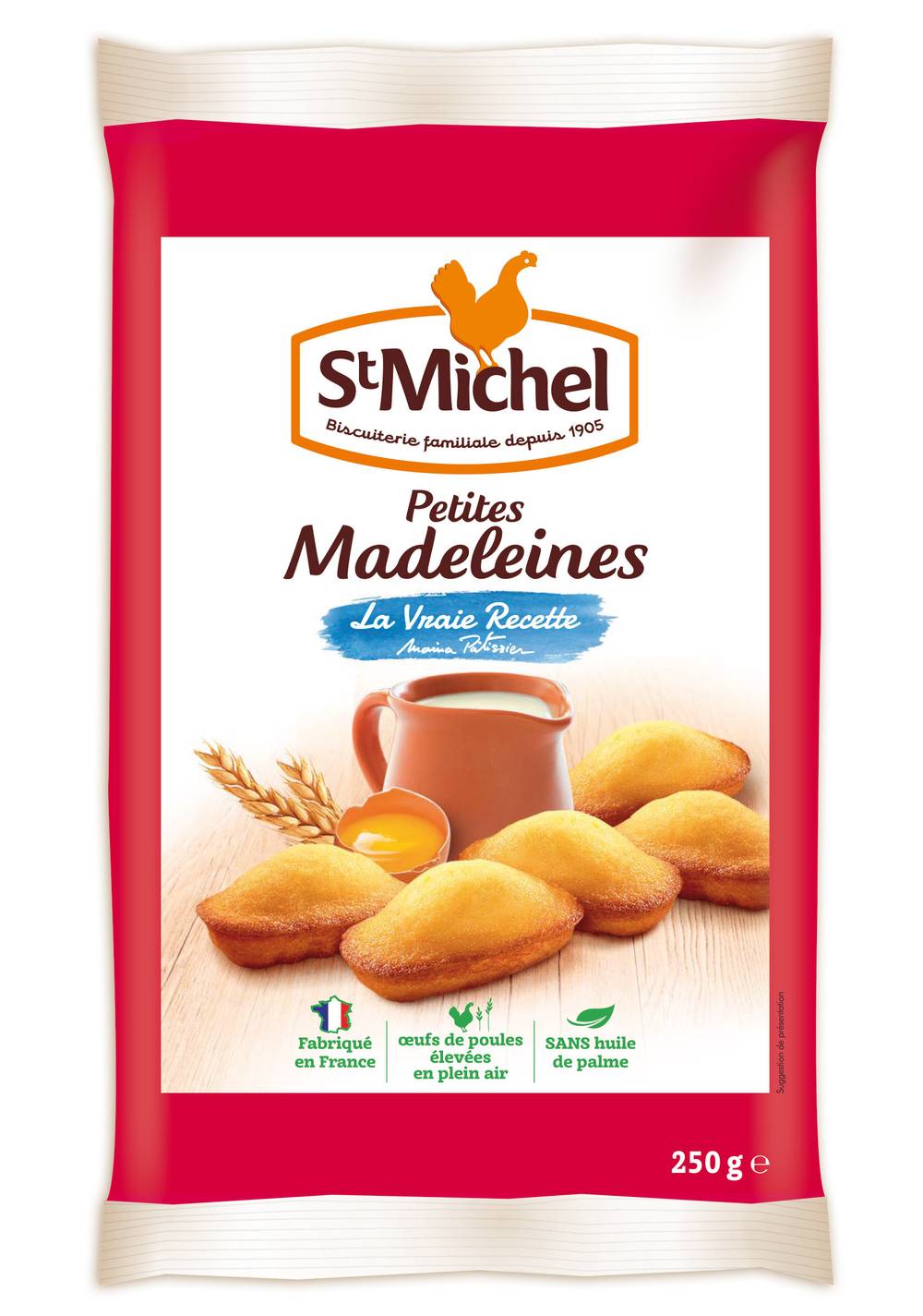 St Michel - Petites madeleines aux œufs format partage (250g)