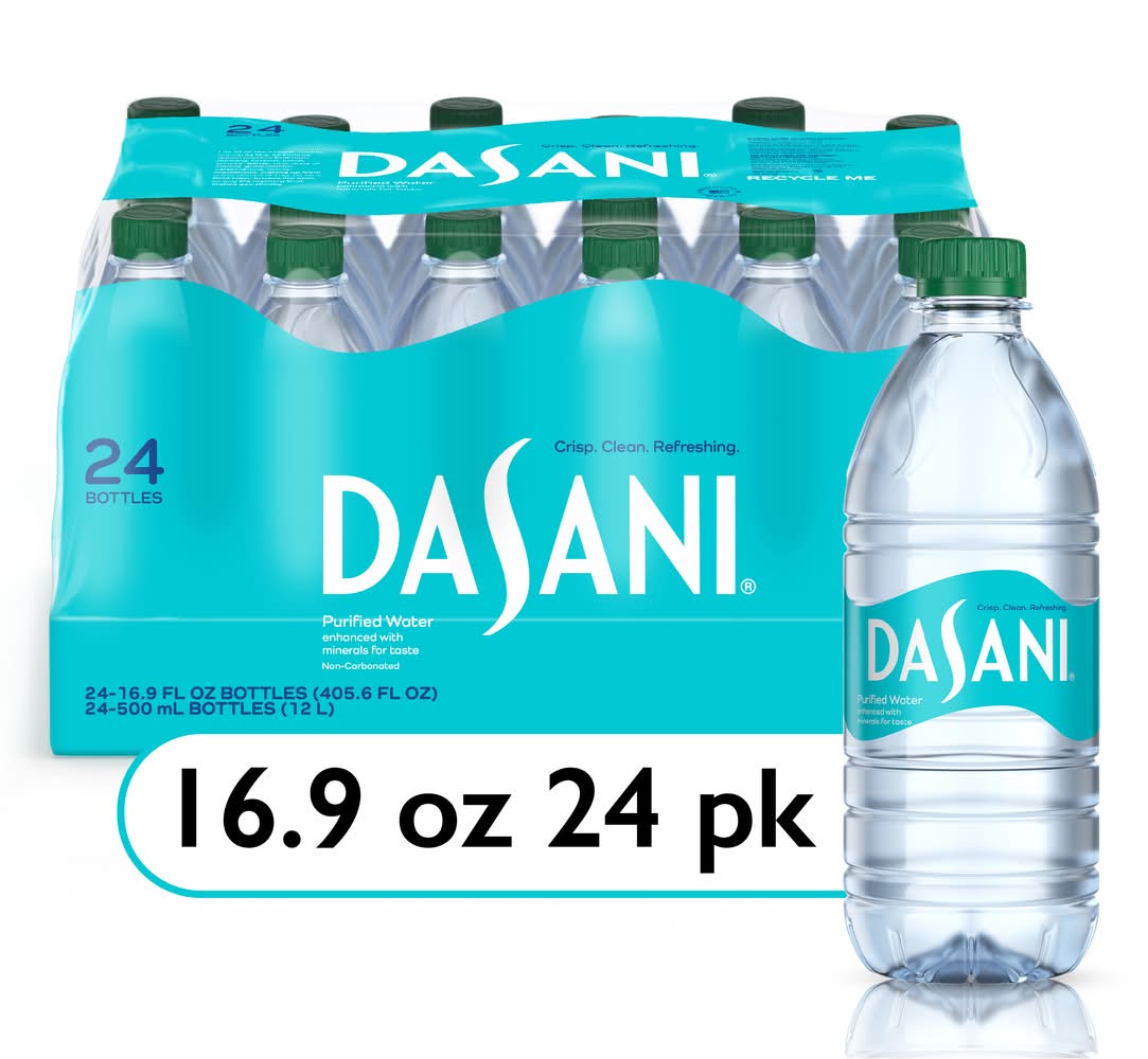 Dasani Purified Plastic Bottle (24 ct, 16.9 oz)