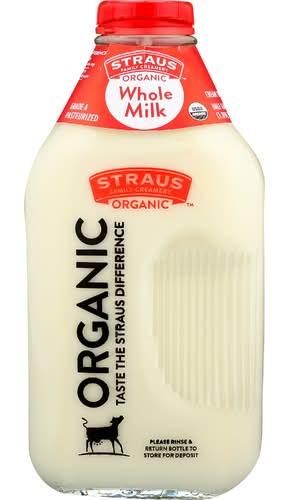 Straus Organic Whole Milk