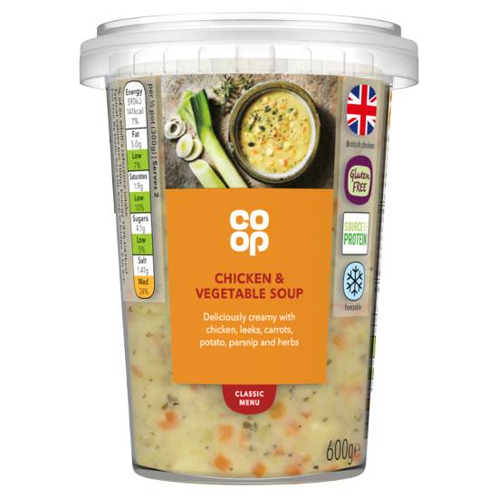 Co-Op Chicken & Vegetable Soup (600g)