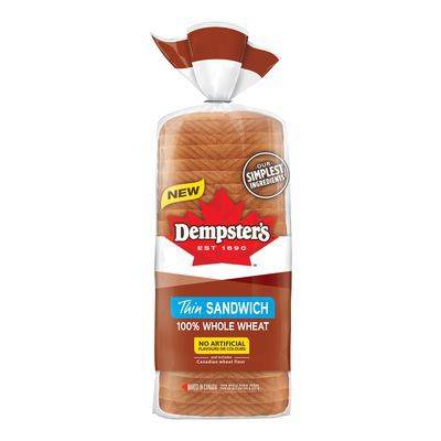 Dempster's Thin Sliced Whole Wheat Sandwich Bread (675 g)