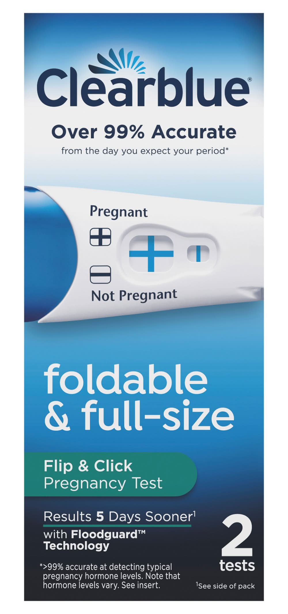 Clearblue Flip & Click Pregnancy Test (2 ct)
