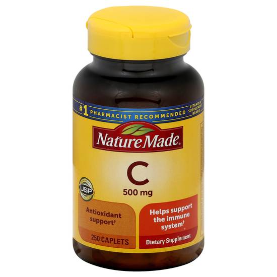 Nature Made Vitamin C 500 mg Dietary Supplement (250 ct)