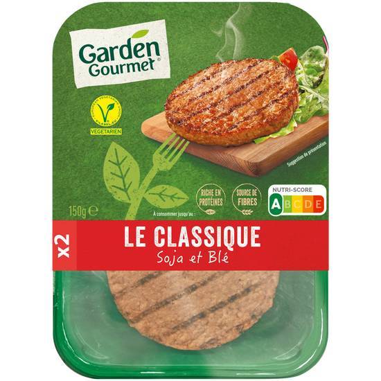 Le classique soja & blé - garden gourmet - 150g e (2 * 75g)
