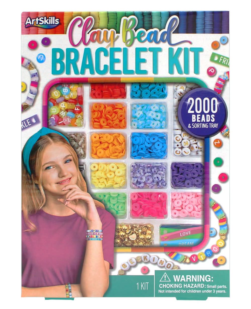 ArtSkills Clay Bead Bracelet Kit (2000 ct)