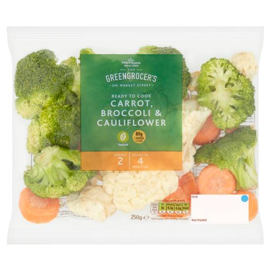 Morrisons the Greengrocer's on Market Street Carrot, Broccoli & Cauliflower