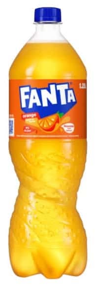 Fanta - Boisson rafraîchissante au fruit, orange (1,25L)