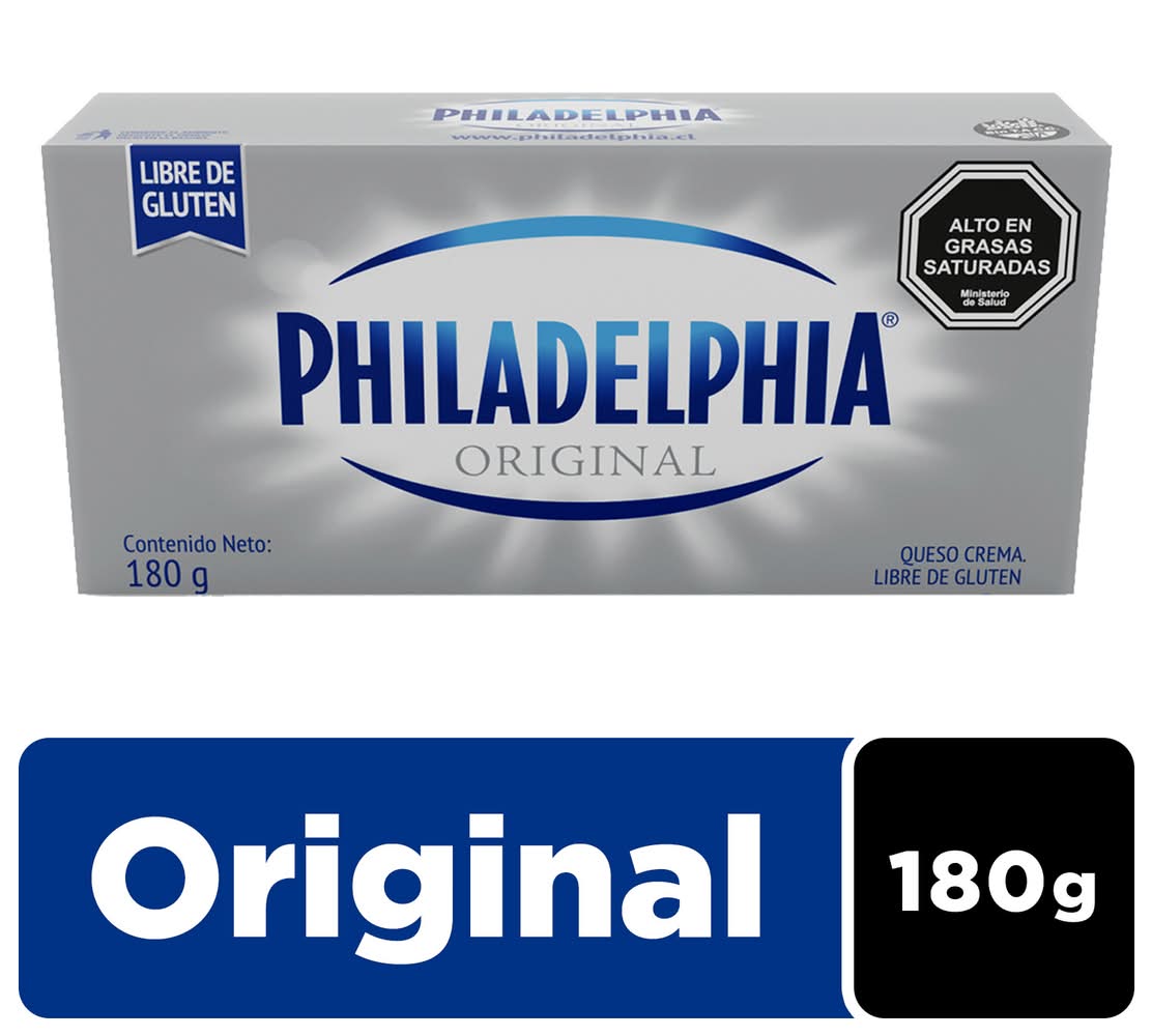 Philadelphia · Queso crema en barra libre de glúten (180 g)