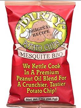 Dirty - Mesquite BBQ Potato Chips - 25/2 oz (1X25|1 Unit per Case)