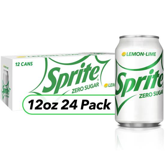 Sprite Zero Lemon Lime Soda 12 oz Cans (12 oz x 12 ct)