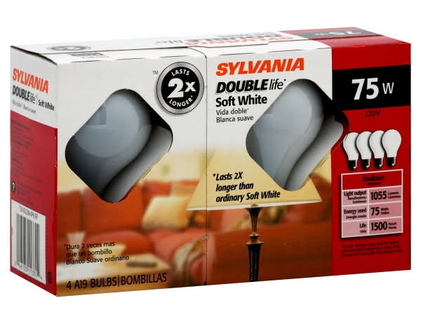 Sylvania A19 Bulbs (4 ct)