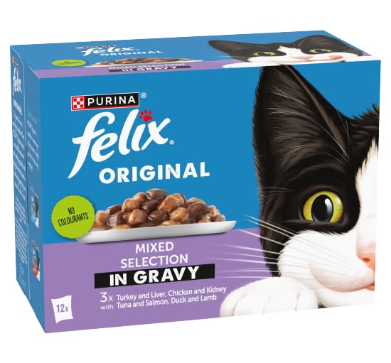 Felix Original Mixed Selection in Gravy Wet Cat Food (12 pack)